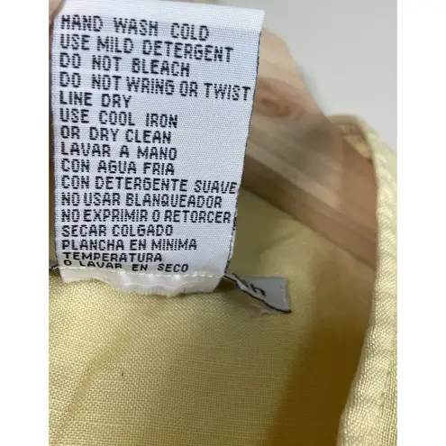 Madison Leigh Madison Leigh Women's Butter Yellow Linen Blend Blazer Size 8 P Party Office