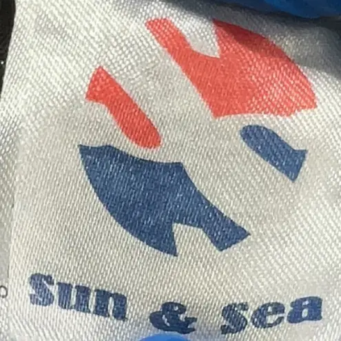 Sun & Sea Grey and Red One Piece Swimwear Chevron Pattern Women’s Plus Size 18