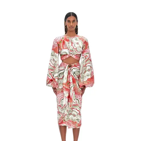 Andrea Iyamah  Behati Cropped‎ Top Mushroom Print NWT Size Small - Image 2