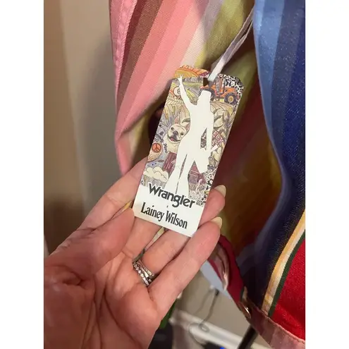Wrangler x Lainey Wilson Rodeo Trucker Jacket Red Size XL