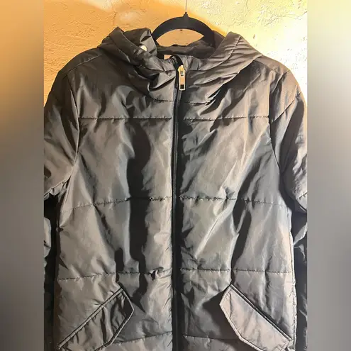 Daily Ritual Black Quilted Puffer Jacket M Size M