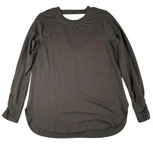RBX Womens Small Black No Sweat Pullover Open V