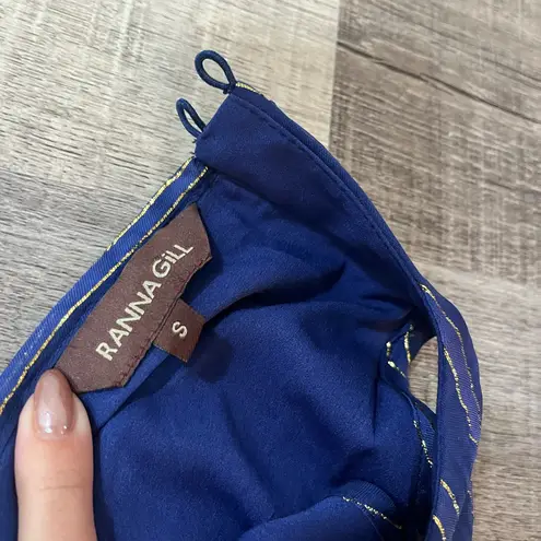 Anthropologie RANNA GILL  sequin embellished halter top thumbnail 4