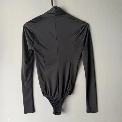 ANGL sz S black blouson bodysuit