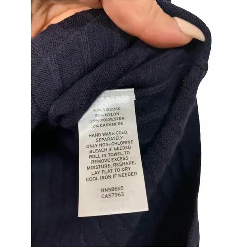 Treasure & Bond Treasure & Bond Navy Knit V-neck Long Sleeve Sweater Size XS NEW