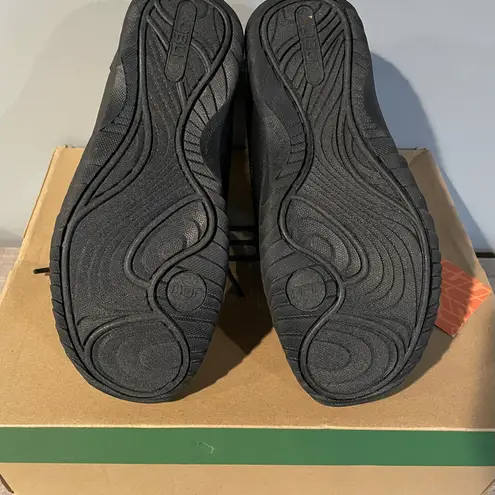 Jambu JBU by Womens Jane Black Boots Size 6 Slip On Lace Up Faux Fur