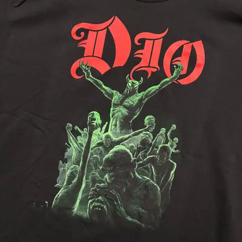 Dio Stand Up and Shout Holy Diver Heavy Metal Band T-Shirt Size Large