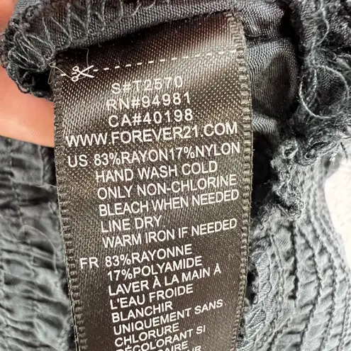 Xxi Crochet High Neck Top Sleeveless Pockets Medium Navy Y2K Style Babydoll