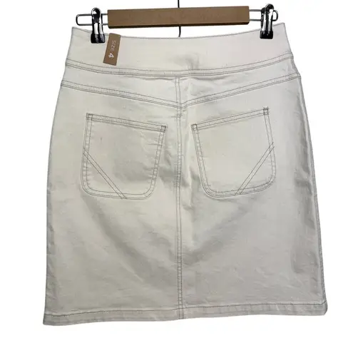 prAna Broadway Denim Skirt in Natural NWT Sz. 4