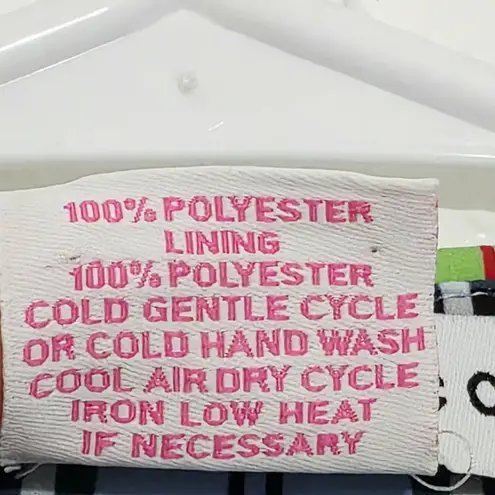 Gretchen Scott Breezy Blouson Sunshine Plaid Green Dress Size Small