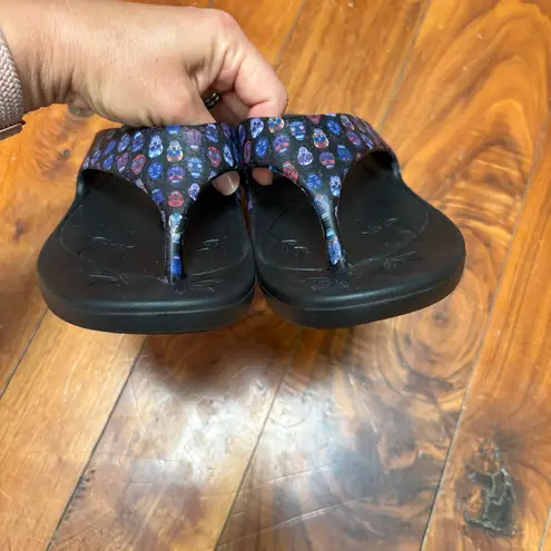 Alegria NWOT Ode Sugar Skulls Comfort Sandals Flip Flops 8 Arch Support