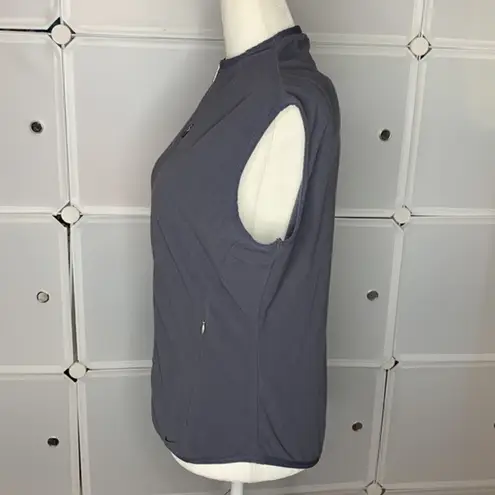 Nike  Therma-Fit Gray Full Zip Fleece Vest Size Small