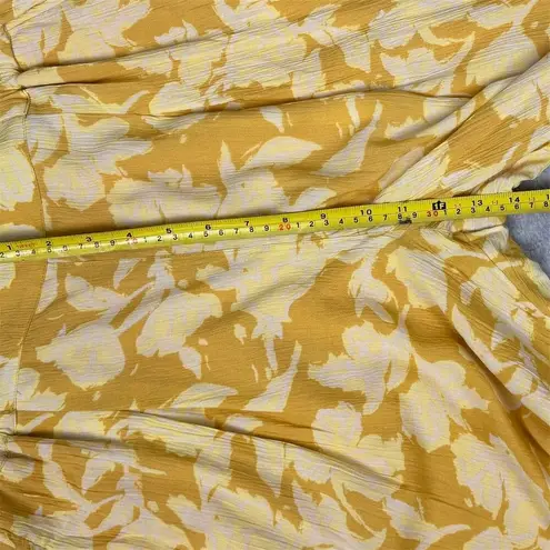 The Normal Brand Women's Pleated Yellow Floral Wide