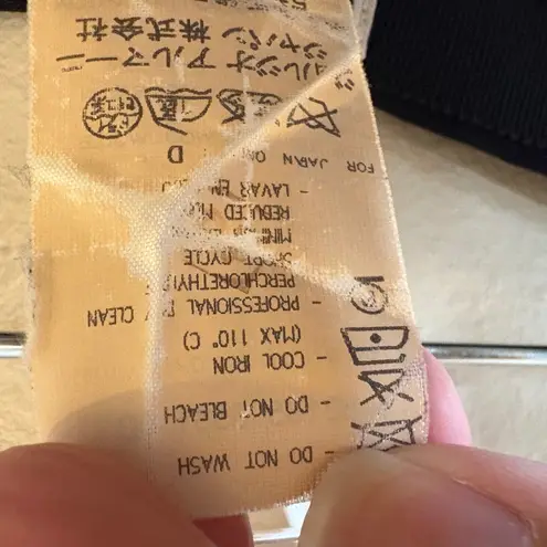 Giorgio Armani Le Collezioni Navy Blue Wool Blend Trousers Size 14 Made in Italy