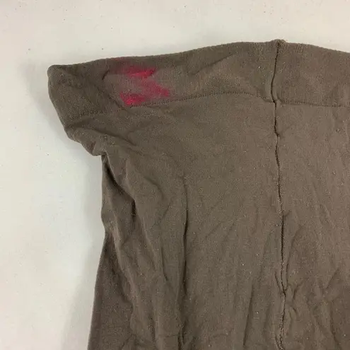 M/L Brown solid sleek panty hose