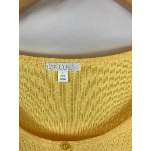 Abound NWT  Pointelle Knit Crop Sweater  S