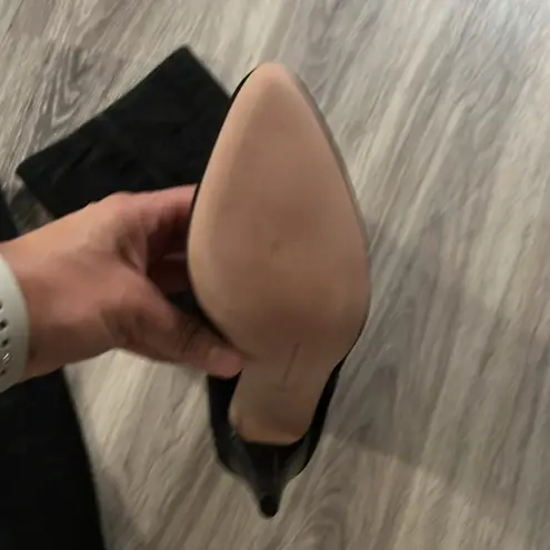 Veronica Beard Sanzi Knee Slouchy Leather Stacked Heel Black Suede Boots 6