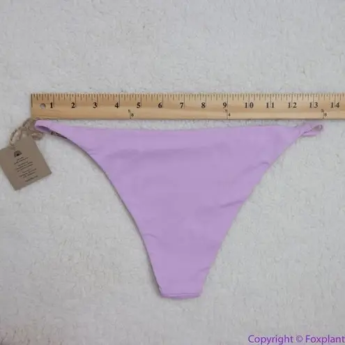 NEW Toast Swim Free People String Bikini Bottom in light lilac purple, L Purple Size L