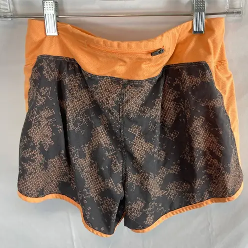 The North Face  Orange and Grey Running Shorts Size XS