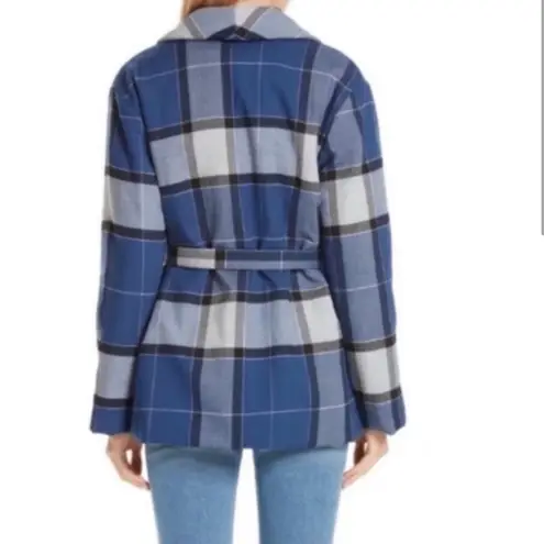 Nordstrom New  Signature Belted Plaid Jacket