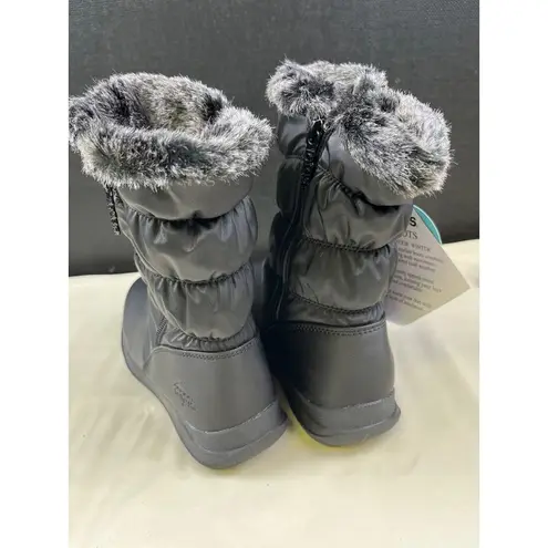 Totes Women's Black Waterproof Winter Boots Size 8 SKU 5172