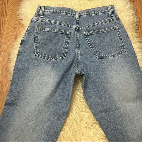 Vintage Y2K Boston Proper High Waist Straight Split Leg Crop Jeans 6