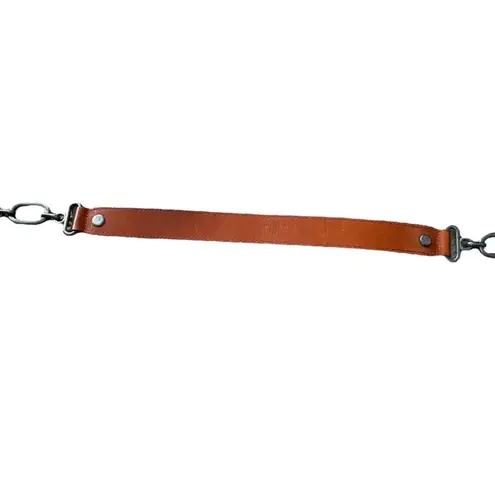 Doncaster Tan Luxury Western Utility Equestrian Metal Chain Link Belt