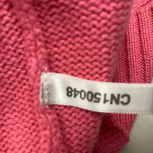 NEW YORK & CO Southwest Aztec Print Pullover Pink Size Small Fiesta Pink