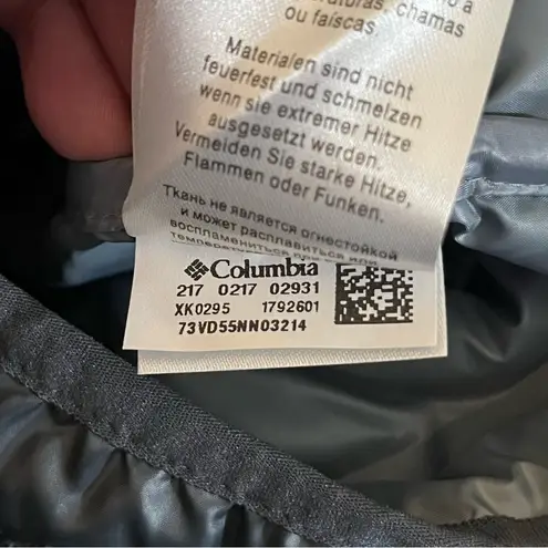 Columbia  Duck Down Puffer Jacket Shiny Gray Small