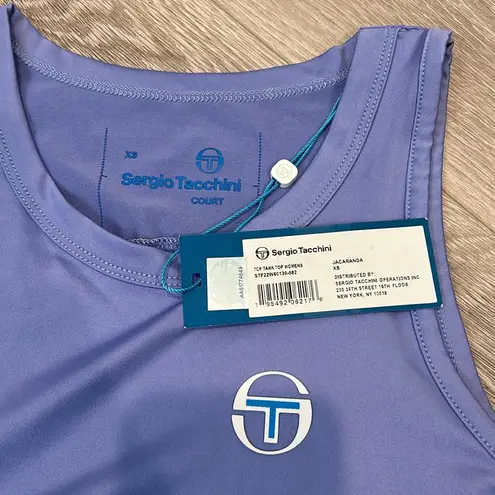 BNWT Sergio Tacchini Fall TCP Court Tank Too Size Extra Small Purple Jacaranda