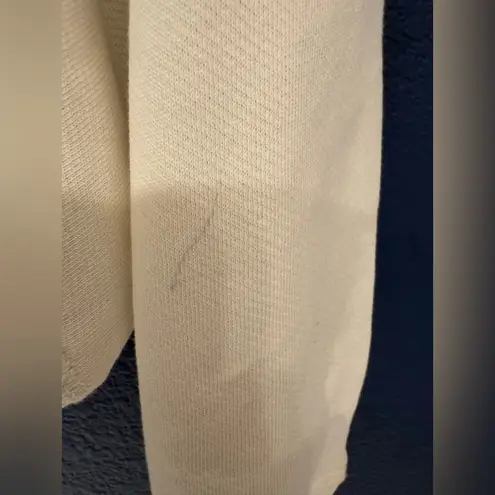 Joie  Caleigh B Oversized Women’s Porcelain White Crop Top Sweater Size Medium