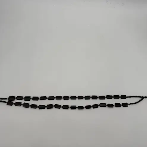 Unbranded Brown Rectangle Beaded Hip Waist Belt Adjustable Boho Y2k Style