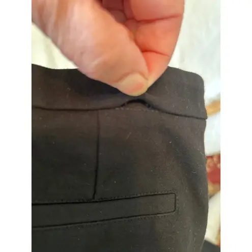 SAK FIFTH AVENUE Black Straight Leg Ankle Pants Womens Size 12 Stretch