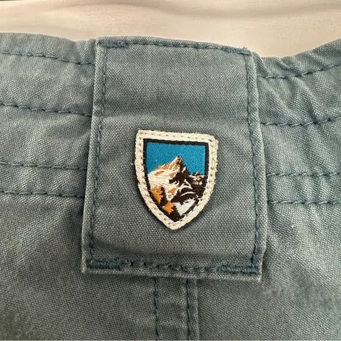 Kuhl Legendary Pants Womens 12 Short Blue Roll Up Lightweight Hiking Outdoor