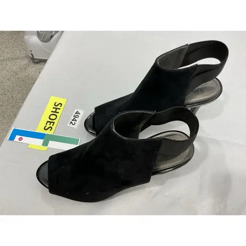 Womans Life Strides Velocity Flex Amanda Pull On Ankle Boots 8.5 M Black NWOT