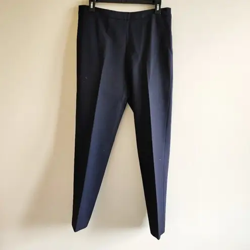BOSS Hugo Boss • Tiluna Side Zip Dress Ankle Pants Black Womens Size 4 Work