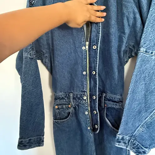 Ronny Kobo Sebastian Dark Blue Denim dress Size XS