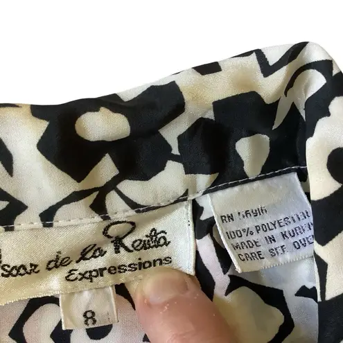 Oscar de la Renta Satin Blouse