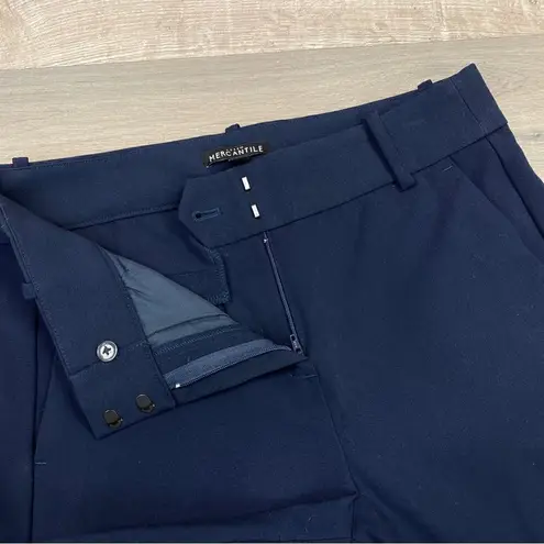 J. Crew Mercatile Slim Crop Ruby Pant Navy Blue 2 Blue