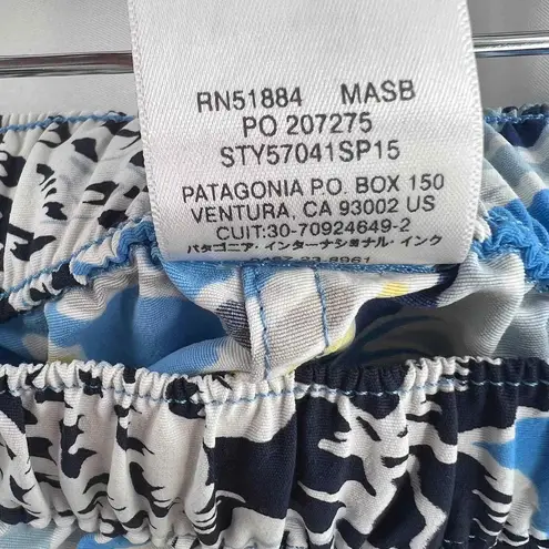 Patagonia  Women's Barely Baggies Shorts Athletic Manoa Skipper Blue Size Medium - Image 3