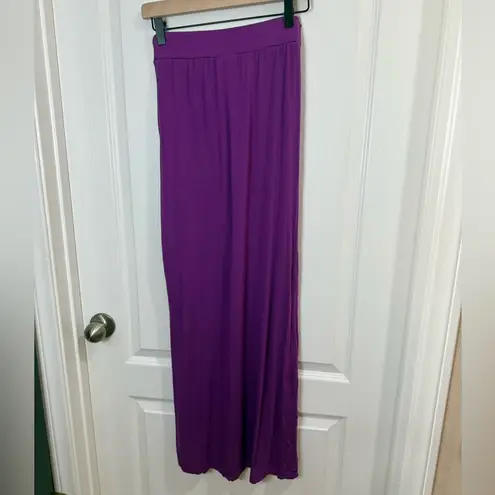 Bisou Bisou Vibrant Purple Maxi Skirt