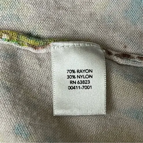 CJ BANKS Cardigan Sweater Nylon Blend Preppy Casual Modest Mature 1X Vtg Retro Blue