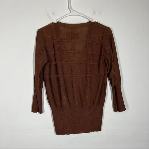 By Malene Birger Lightweight Cardigan Size Medium Brown