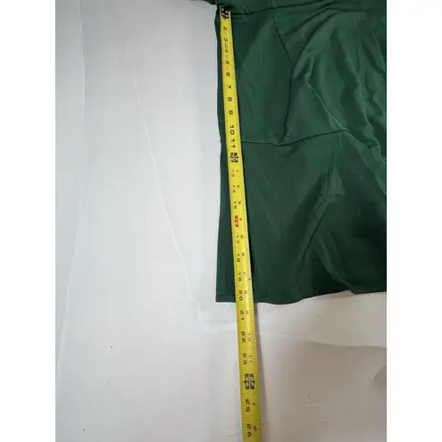 Emerald Green Asymmetrical Ruffle Dress Size XL