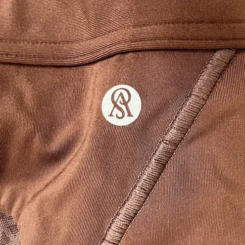 Victoria's Secret Victoria’s Secret L Large Sports Bra Unlined Wireless Pullover Brown Full Cover