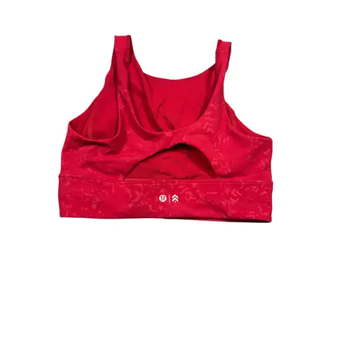 Lululemon x Barry’s Stronger As One Red Sports Bra crop top | Size 12
