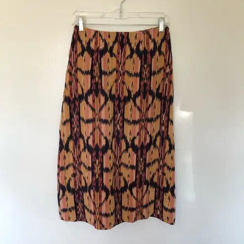 Ulla Johnson Ember Ikat Skirt Cotton Midi 2
