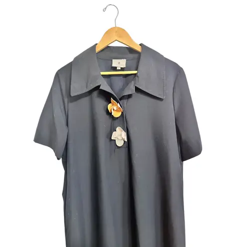 Tuckernuck Midnight Scout women's Dress XL Short Sleeve mini Collared