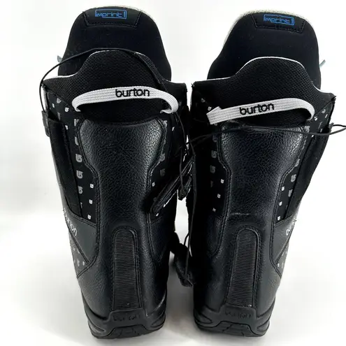 Burton Mint Snowboard Boots Waterproof Lace Up Leather Black Purple 8.5
