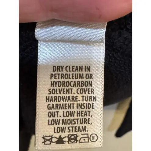 St. John Santana Knit Sweater Blazer Black Gold S Buttons Collared Quiet Luxury